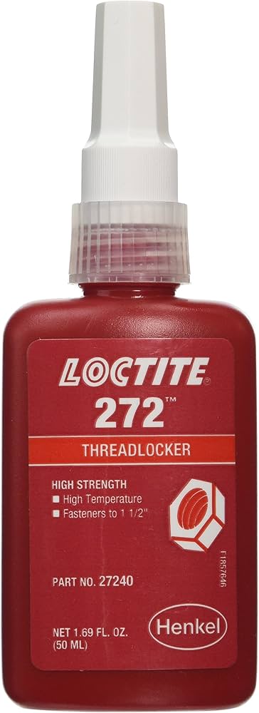 Loctite 442-27240 Threadlocker 50 Ml Bottle 272 High Temp : Amazon